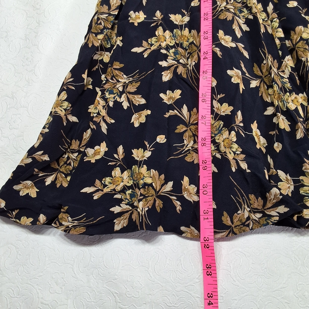 Laura ashley Floral High Waist Vintage Laura Ashley Maxi Lengthskirt Size 12 - Picture 5 of 8